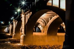 Class B Assigned Subject Second Place - Penns Bridge Lights by Tom Russo